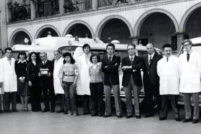 croce rossa domo bn foto epoca