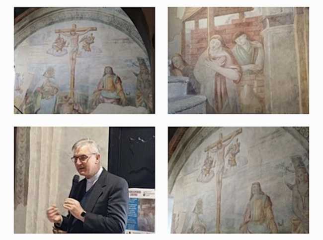 restauri san vincenzo pombia affresco