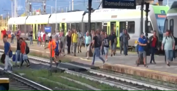 attraversamento binari stazione domo