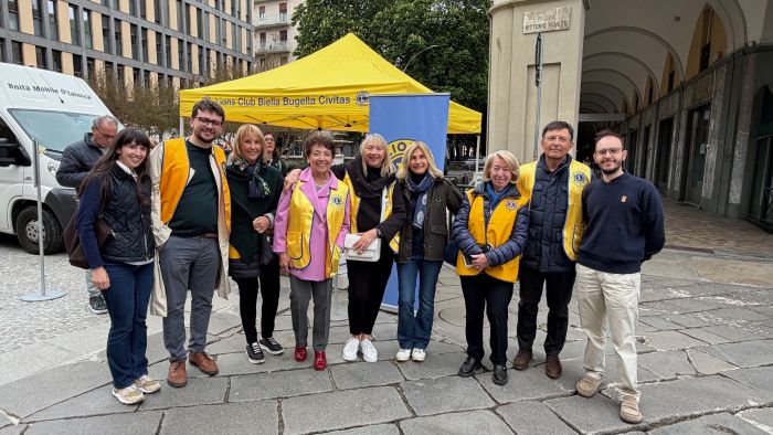 Il Lions Day fa breccia nel cuore dei cittadini di Biella