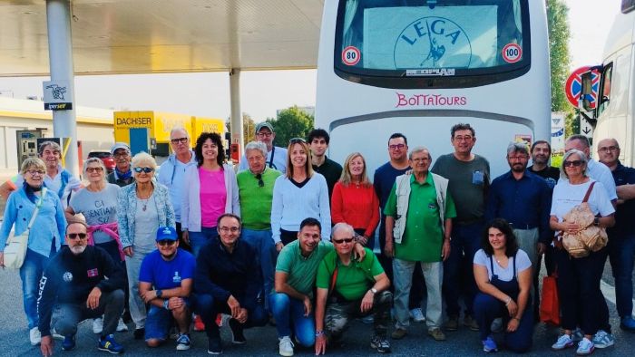 La Lega Vercelli a Pontida: grande entusiasmo e condivisione per i temi del raduno