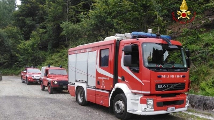 vigili del fuoco disperso