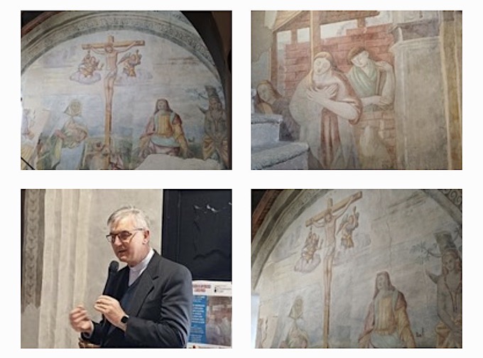 restauri san vincenzo pombia affresco